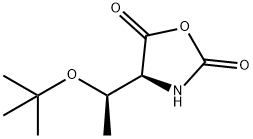 (S)-4-[(R)-1-(叔丁氧基)乙基]噁唑烷-2,5-二酮 结构式