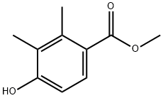 2,3-二甲基-4-羟基苯甲酸甲酯 结构式