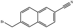 6-(溴甲基)-2-萘甲腈 结构式