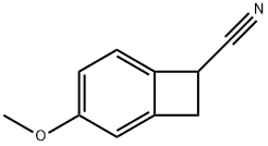 4-甲氧基苯并环丁烯-1-甲腈 结构式