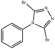 3,5-二溴-4-苯基-4H-1,2,4-三唑 结构式