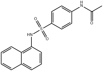 4'-(1-萘磺酰胺)乙酰苯胺 结构式