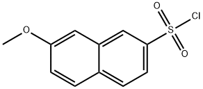 7-甲氧基萘-2-磺酰氯 结构式