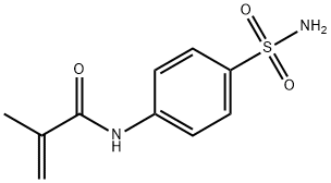 4-甲基丙烯酰氨基苯磺酰胺 结构式