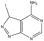 3-碘-1H-吡唑[3,4-D]嘧啶-4-胺 结构式