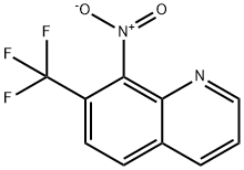 8-硝基-7-三氟甲基喹啉 结构式