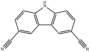 3,6-二氰基-9H-咔唑 结构式