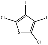 2,5-dichloro-3,4-diiodothiophene 结构式