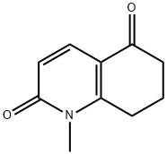 1-甲基-1,2,5,6,7,8-六氢喹啉-2,5-二酮 结构式