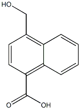 4-(hydroxyMethyl)-1-naphthoic acid 结构式