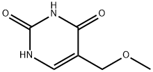 5-(甲氧基甲基)尿嘧啶 结构式