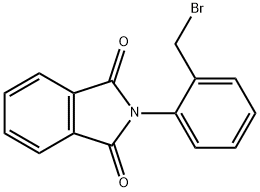 2-(2-(溴甲基)苯基)异吲哚-1,3-二酮 结构式