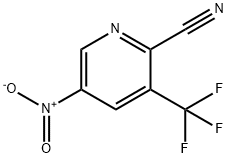 2-氰基-5-硝基-3-(三氟甲基)吡啶 结构式