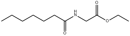 N-(1-Oxoheptyl)glycine Ethyl Ester 结构式