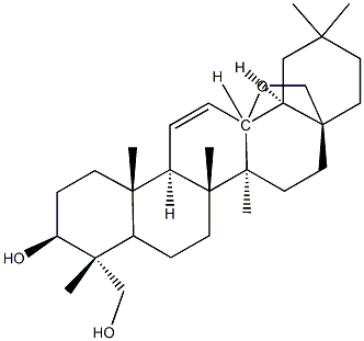 16-脱氧柴胡甙元 F 结构式