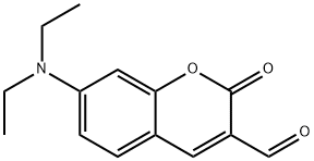 7-(二乙氨基基)香豆素-3-甲醛 结构式