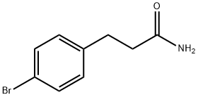 4-溴苯丙酰胺 结构式