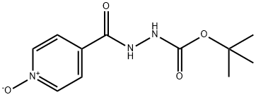 4-(2-(叔丁氧羰基)甲酰肼基)吡啶-N-氧化物 577778-86-0,托匹司他中间体2 结构式