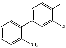 3'-氯-4'-氟-2-联苯胺 结构式