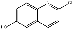 2-氯-6-羟基喹啉 结构式