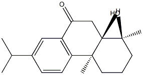19-去甲-4-羟基阿松香-8,11,13-三烯-7-酮 结构式