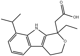 1-异丙基依托度酸 结构式