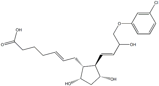 5,6-反式-氯前列醇 结构式