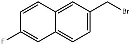 2-(BroMoMethyl)-6-fluoronaphthalene 结构式