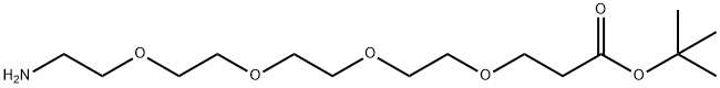 H<sub>2</sub>N-PEG<sub>4</sub>-CH<sub>2</sub>CH<sub>2</sub>COO<sup>t</sup>Bu