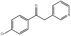 1-(4-氯苯基)-2-(3-吡啶基)-乙酮 结构式