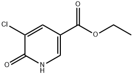 5-氯-6-羟基烟酸乙酯 结构式