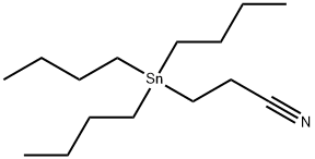 3-(三丁基锡烷基)丙腈 结构式