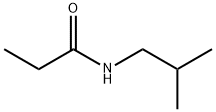 N-异丁基丙酰胺 结构式