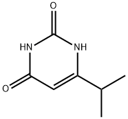 6-异丙基嘧啶-2,4(1H,3H)-二酮 结构式