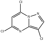 3,5,7-三氯吡唑并[1,5-A]嘧啶 结构式