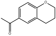 1-苯并二氢吡喃-6-乙酮 结构式