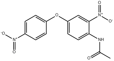 N-(2-硝基-4-(4-硝基苯氧基)苯基)乙酰胺 结构式