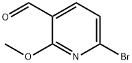 6 - 溴-2 - 甲氧基吡啶-3 - 甲醛 结构式