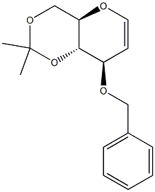 3-O-苄基-4,6-O-异亚丙基-D-葡萄糖醛 结构式