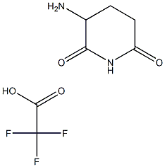 3-AMINOPIPERIDINE-2,6-DIONE 结构式