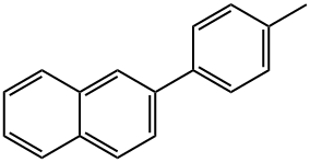 2-(4-甲基苯基)萘 结构式