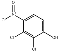 2,3-二氯-4-硝基苯酚 结构式