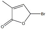 5-溴-3-甲基呋喃-2(5H)-酮 结构式