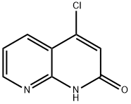 4-氯-1,8-萘啶-2(1H)-酮 结构式