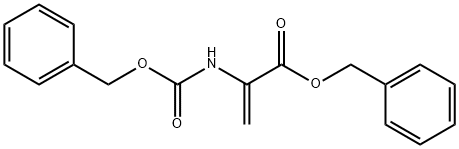 benzyl 2-(((benzyloxy)carbonyl)aMino)acrylate 结构式