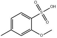 3 - 甲氧基 - 甲苯 - 4 - 磺酸 结构式
