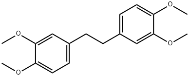 1,2-双(4-甲氧基苯基)乙烷 结构式