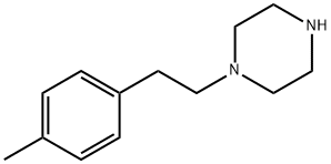1-2-(4-甲基苯基)乙基]哌嗪 结构式
