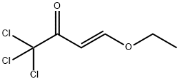 1,1,1-三氯-4-乙氧基-3-丁烯-2-酮 结构式