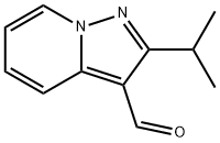 2-异丙基吡唑并[1,5-A]吡啶-3-甲醛 结构式